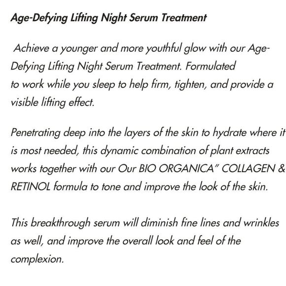SECRET COLLAGEN Age Defying Lifting Night Serum - Picture 8 of 10